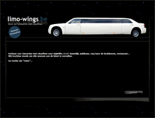 Tablet Screenshot of limo-wings.be